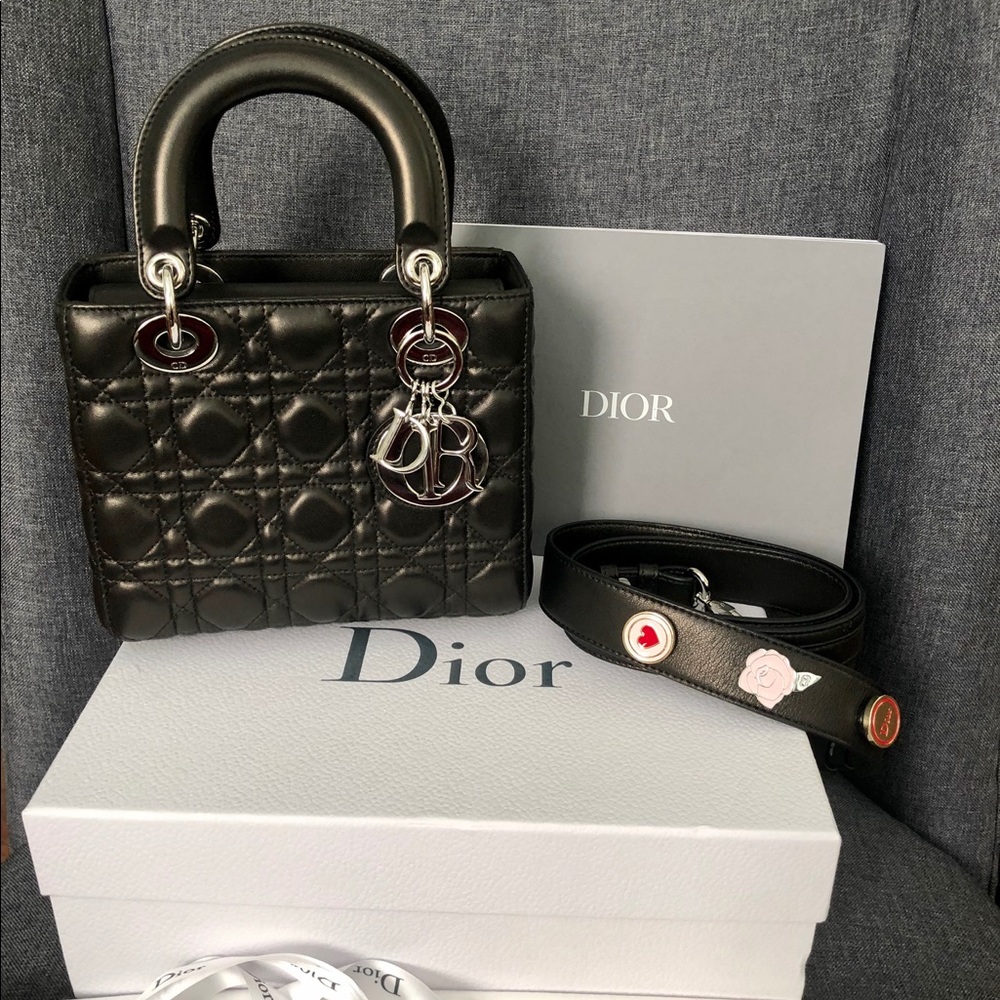 🔥Christian Dior Cannage Small My Lady Dior black
